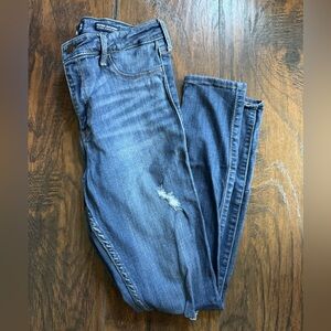 Hollister Dark Blue High Rise Jean Leggings size 11